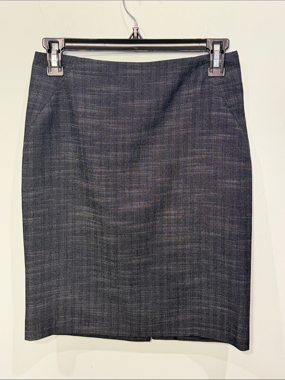 Ann Taylor Classic Grey Pencil Skirt - office Professional Size 0P